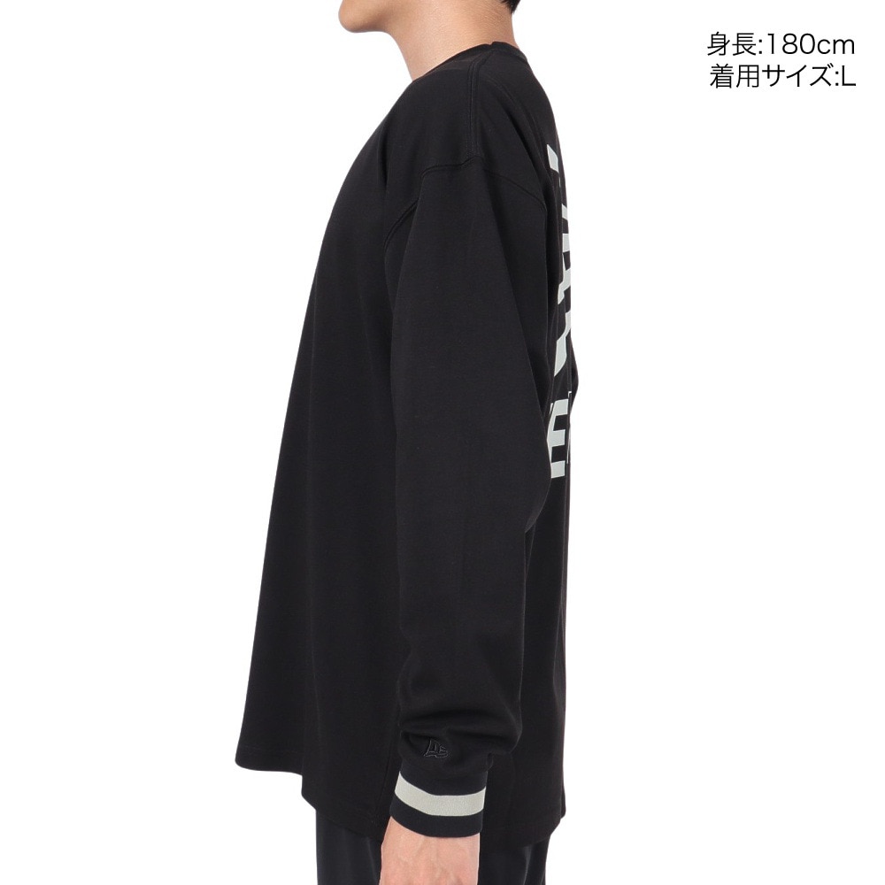 ニューエラ（NEW ERA）（メンズ）長袖Tシャツ メンズ オーバーサイズド パフォーマンス  Big Flag Log 13755366