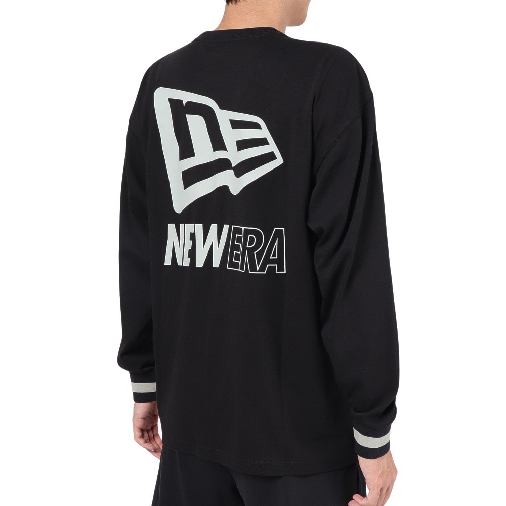 ニューエラ（NEW ERA）（メンズ）Tシャツ 長袖 メンズ オーバーサイズド パフォーマンス  Big Flag Log 13755366 ロンT