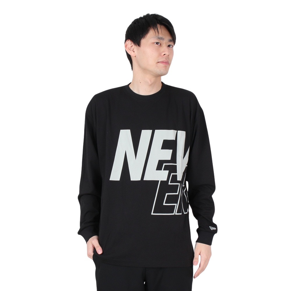 ニューエラ（NEW ERA）（メンズ）長袖Tシャツ メンズ オーバーサイズド Front & Back Logo 13755368