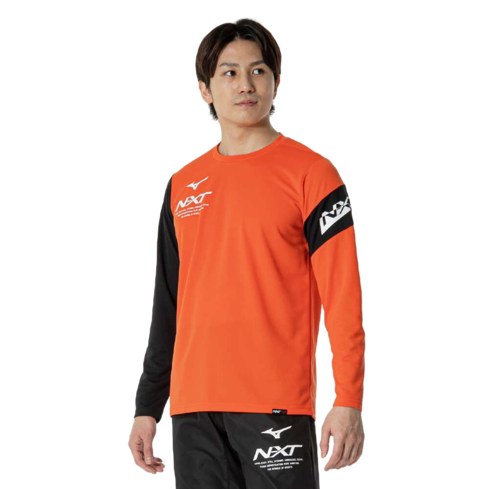 ミズノ（MIZUNO）（メンズ、レディース）N-XT 長袖 Tシャツ 32JAB74055