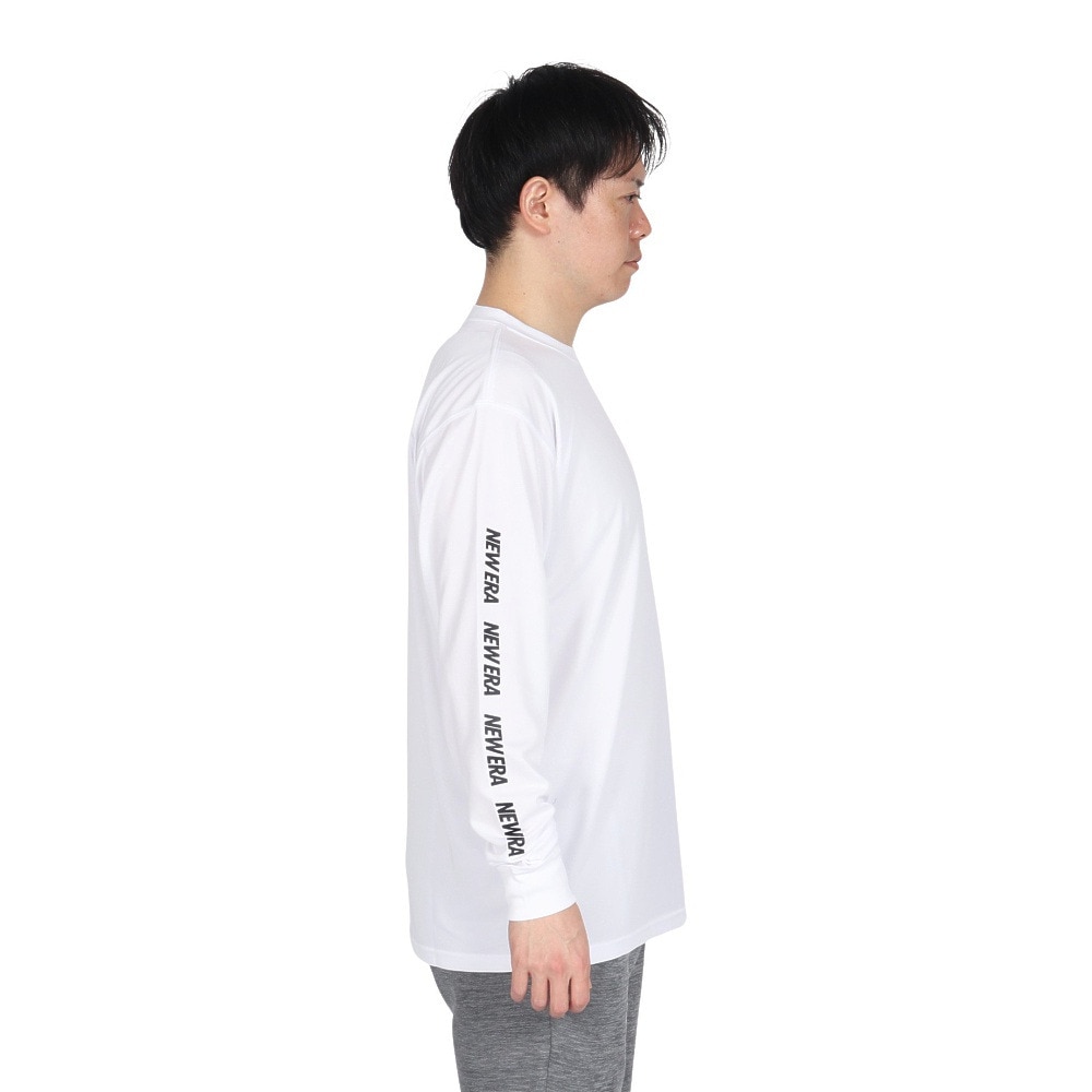ニューエラ（NEW ERA）（メンズ、レディース）長袖 テック Tシャツ Sleeve Logo レギュラーフィット 14312824