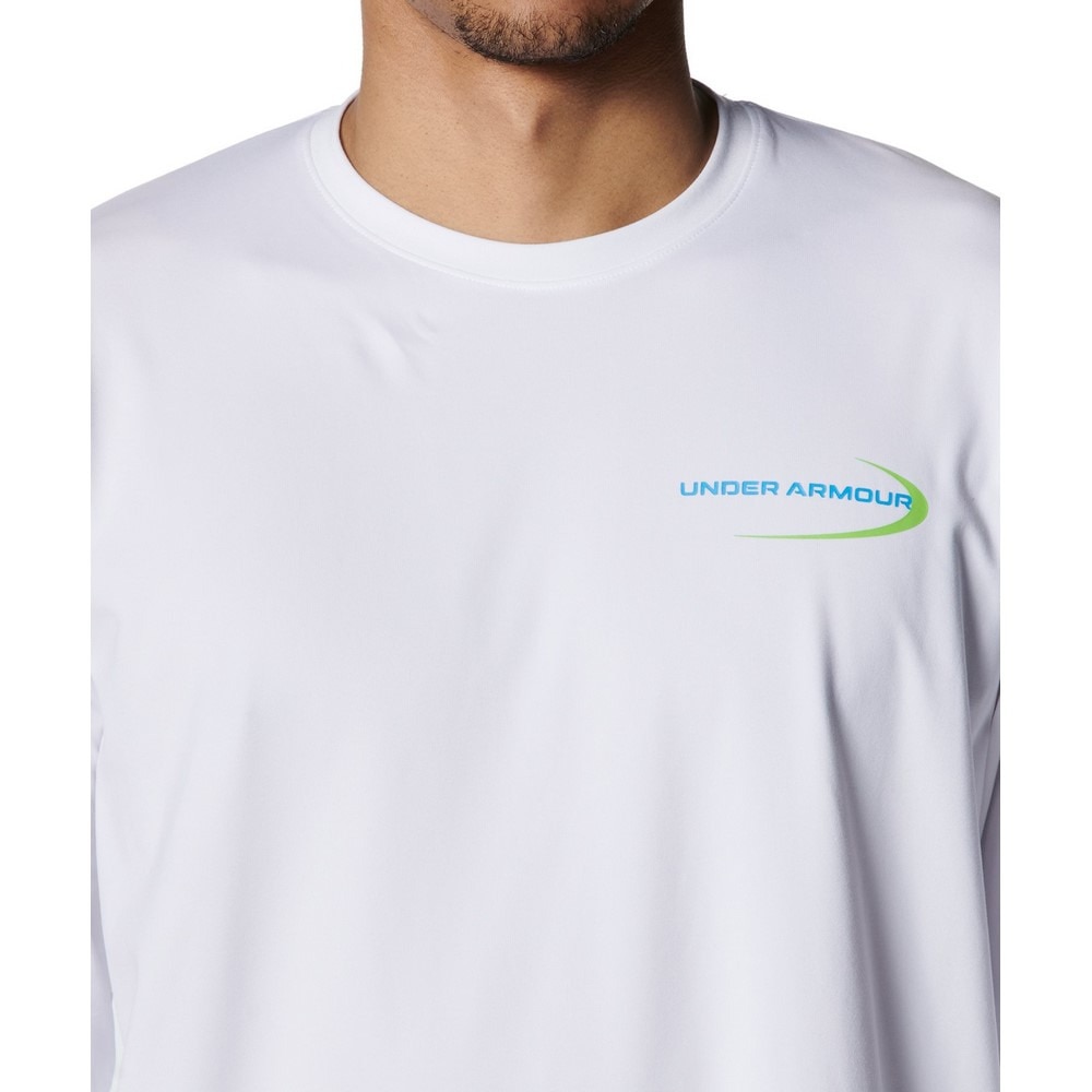 アンダーアーマー（UNDER ARMOUR）（メンズ）モチベート グラフィック ロングスリーブTシャツ 6001512 100