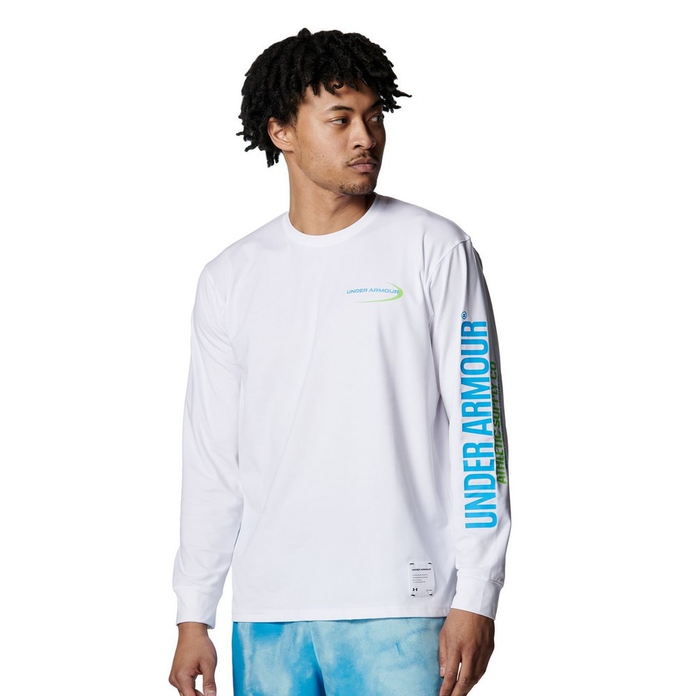 アンダーアーマー（UNDER ARMOUR）（メンズ）モチベート グラフィック ロングスリーブTシャツ 6001512 100