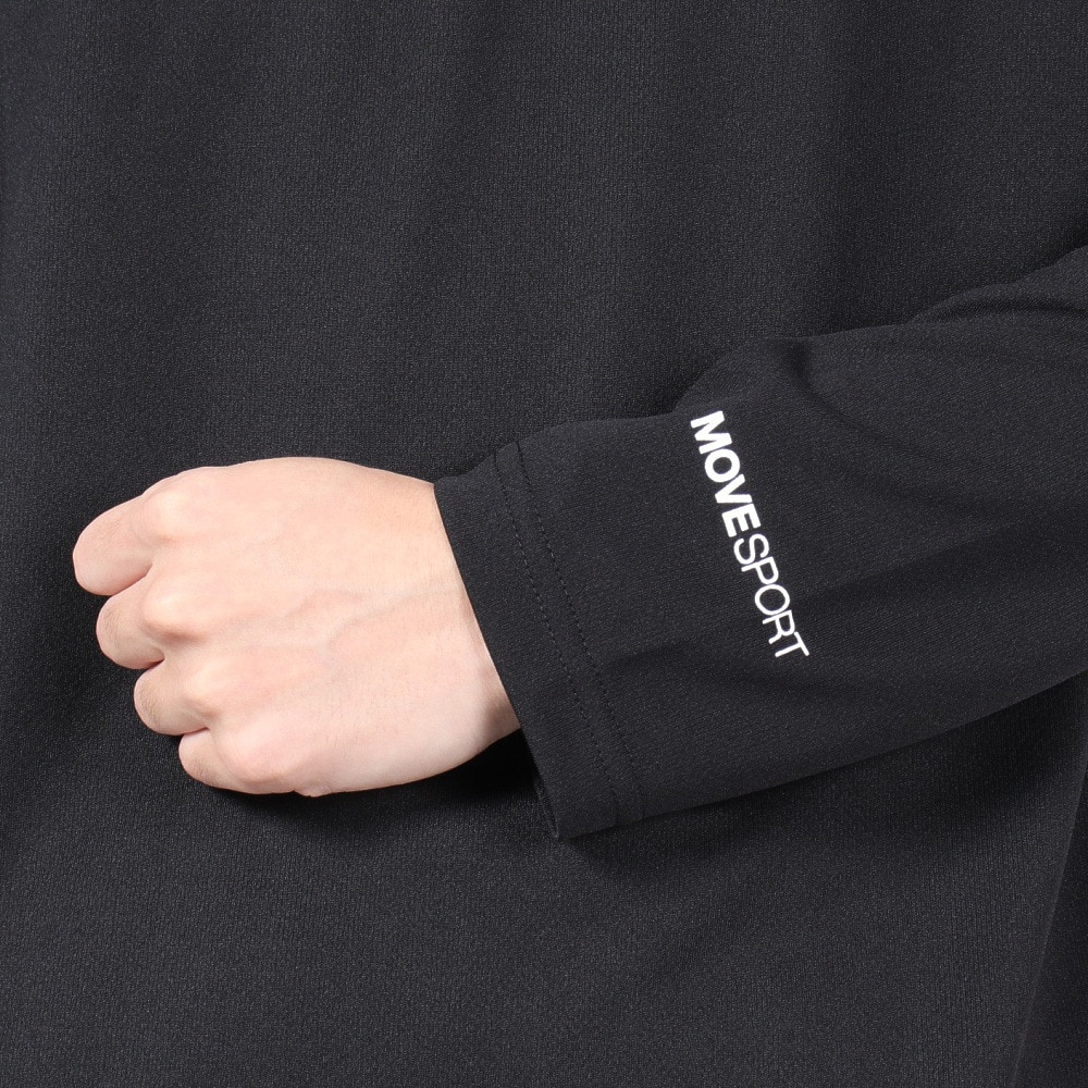 デサント（DESCENTE）（メンズ）オーセンティックロゴ 長袖シャツ ST4FLT00M BK00