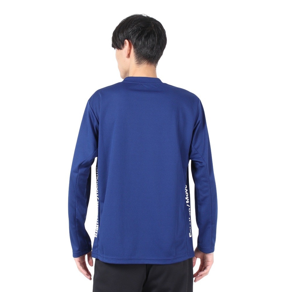 デサント（DESCENTE）（メンズ）オーセンティックロゴ 長袖シャツ ST4FLT00M BL00