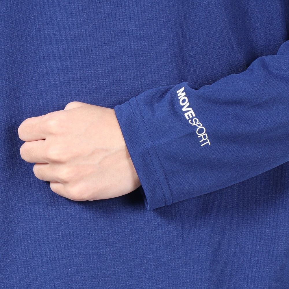 デサント（DESCENTE）（メンズ）オーセンティックロゴ 長袖シャツ ST4FLT00M BL00