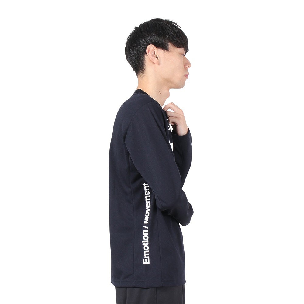 デサント（DESCENTE）（メンズ）オーセンティックロゴ 長袖シャツ ST4FLT00M NV00
