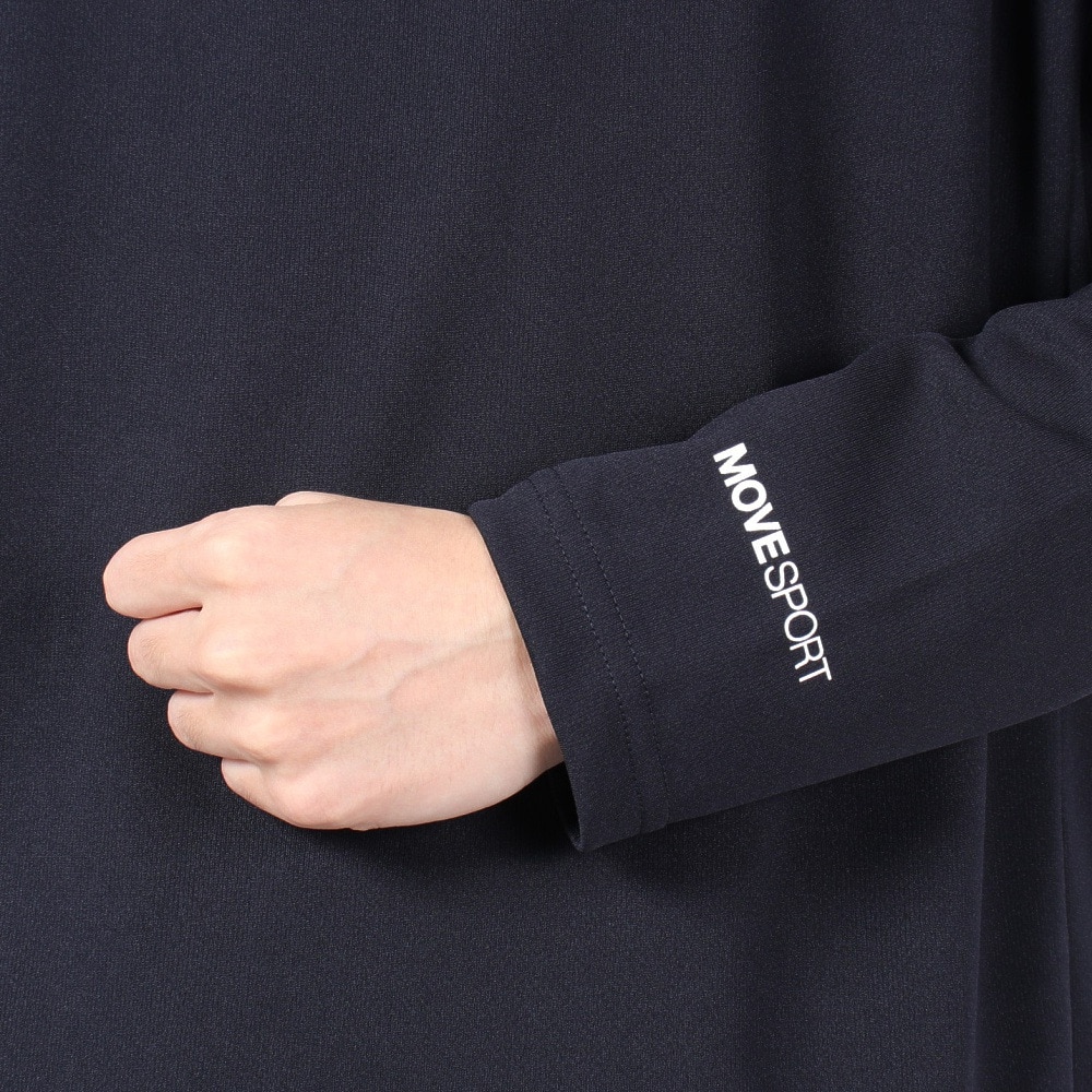 デサント（DESCENTE）（メンズ）オーセンティックロゴ 長袖シャツ ST4FLT00M NV00