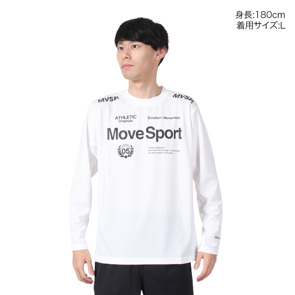 デサント（DESCENTE）（メンズ）オーセンティックロゴ 長袖シャツ ST4FLT00M WH00