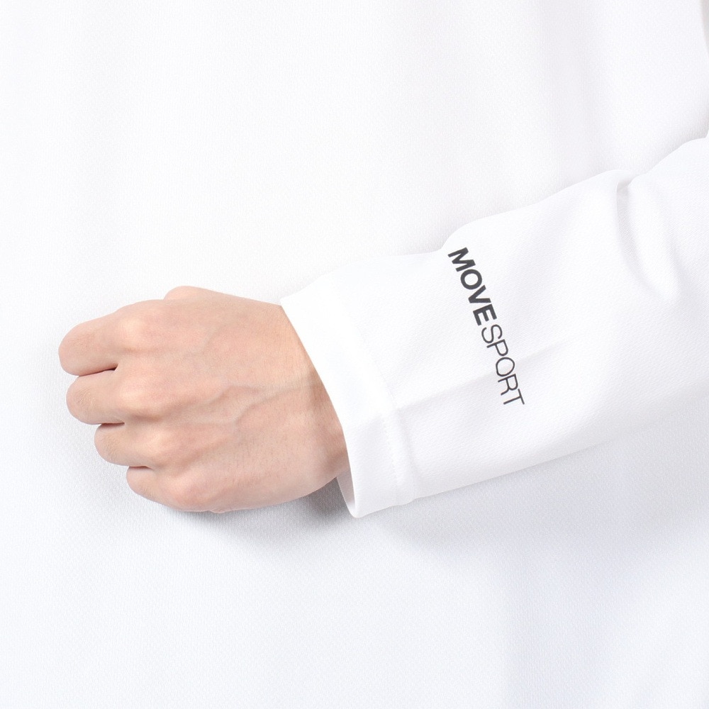 デサント（DESCENTE）（メンズ）オーセンティックロゴ 長袖シャツ ST4FLT00M WH00