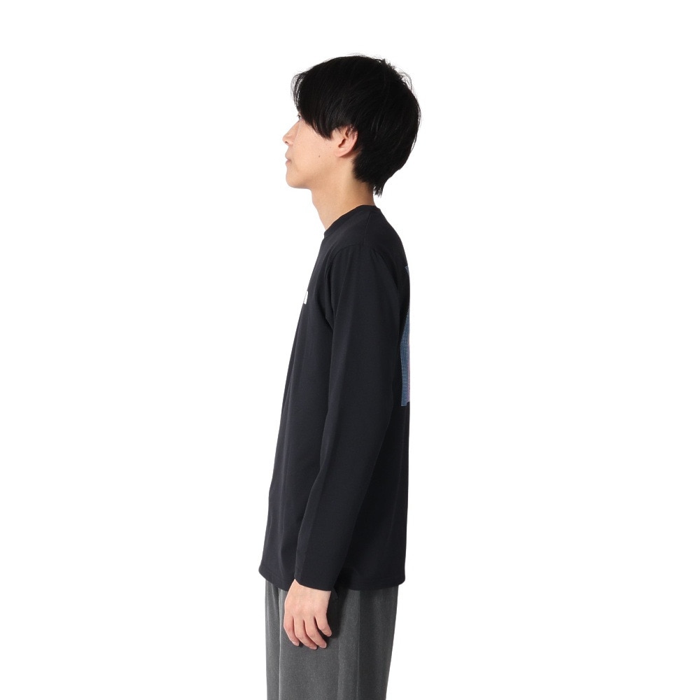 ザ・ノース・フェイス（THE NORTH FACE）（メンズ）ロングスリーブ イーエス エイトノット長袖 Tシャツ NT32582 K