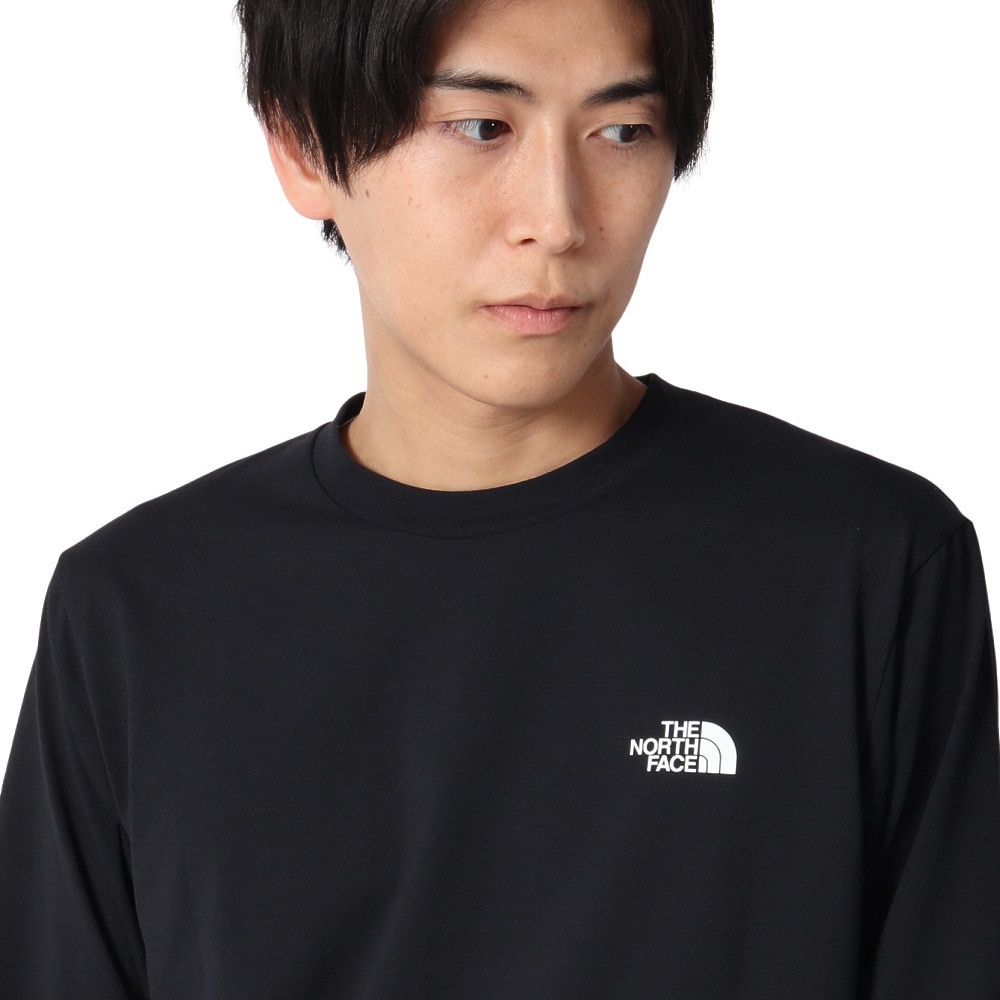ザ・ノース・フェイス（THE NORTH FACE）（メンズ）ロングスリーブ イーエス エイトノット長袖 Tシャツ NT32582 K