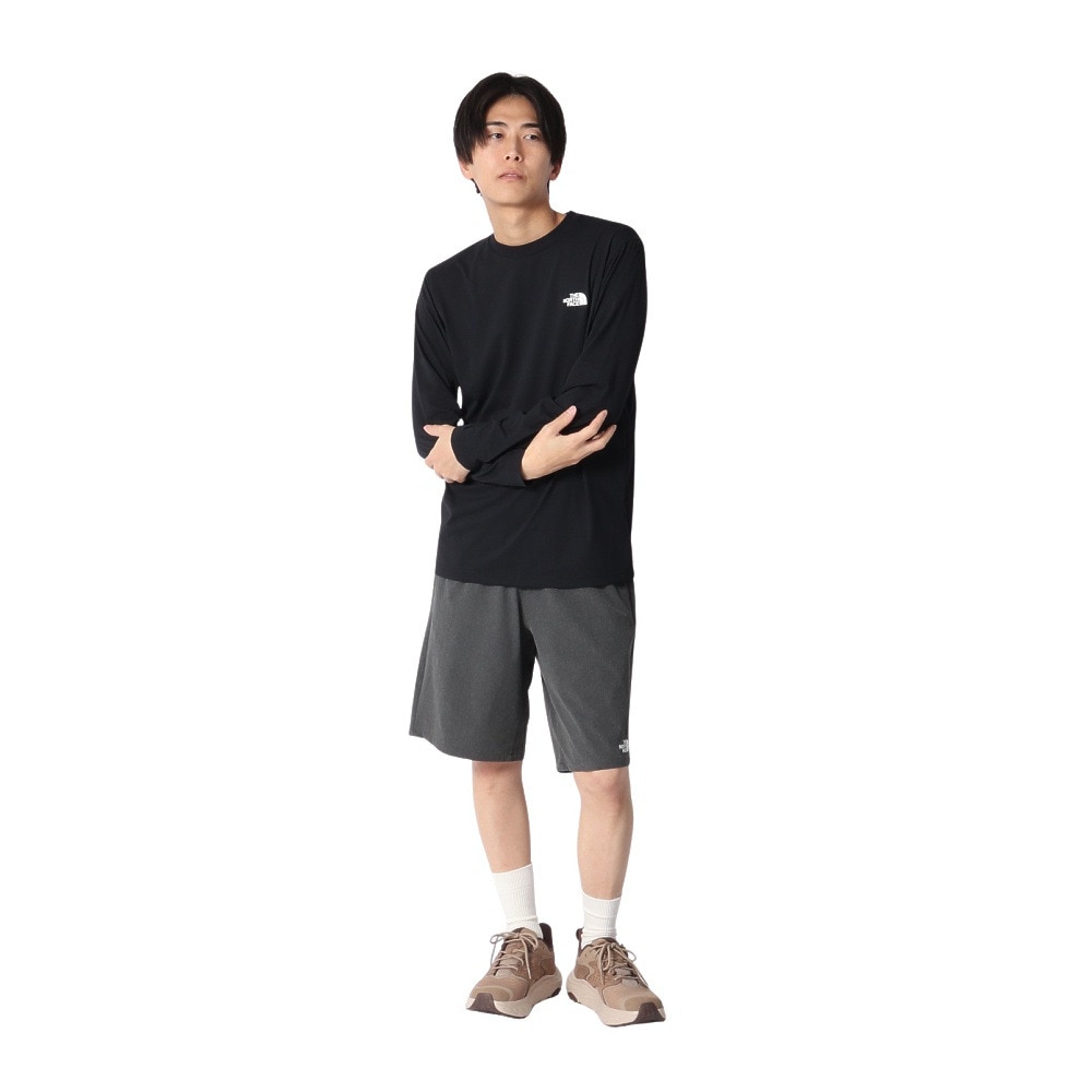 ザ・ノース・フェイス（THE NORTH FACE）（メンズ）ロングスリーブ イーエス エイトノット長袖 Tシャツ NT32582 K