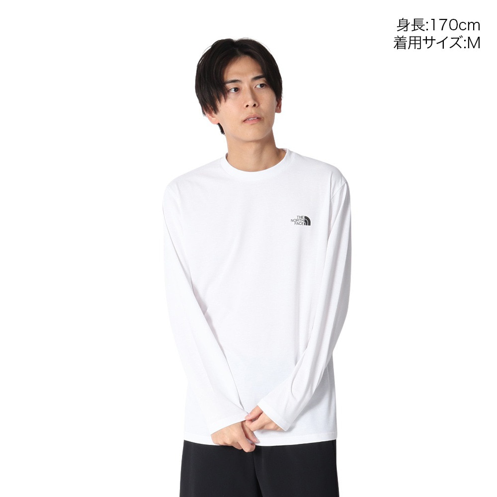 ザ・ノース・フェイス（THE NORTH FACE）（メンズ）ロングスリーブ イーエス エイトノット長袖 Tシャツ NT32582 W