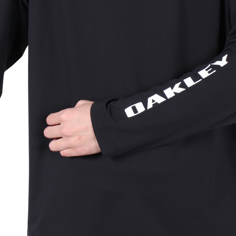 オークリー（OAKLEY）（メンズ）Enhance Qd 長袖Tシャツ Bold Evo 4.0 FOA407657-02E