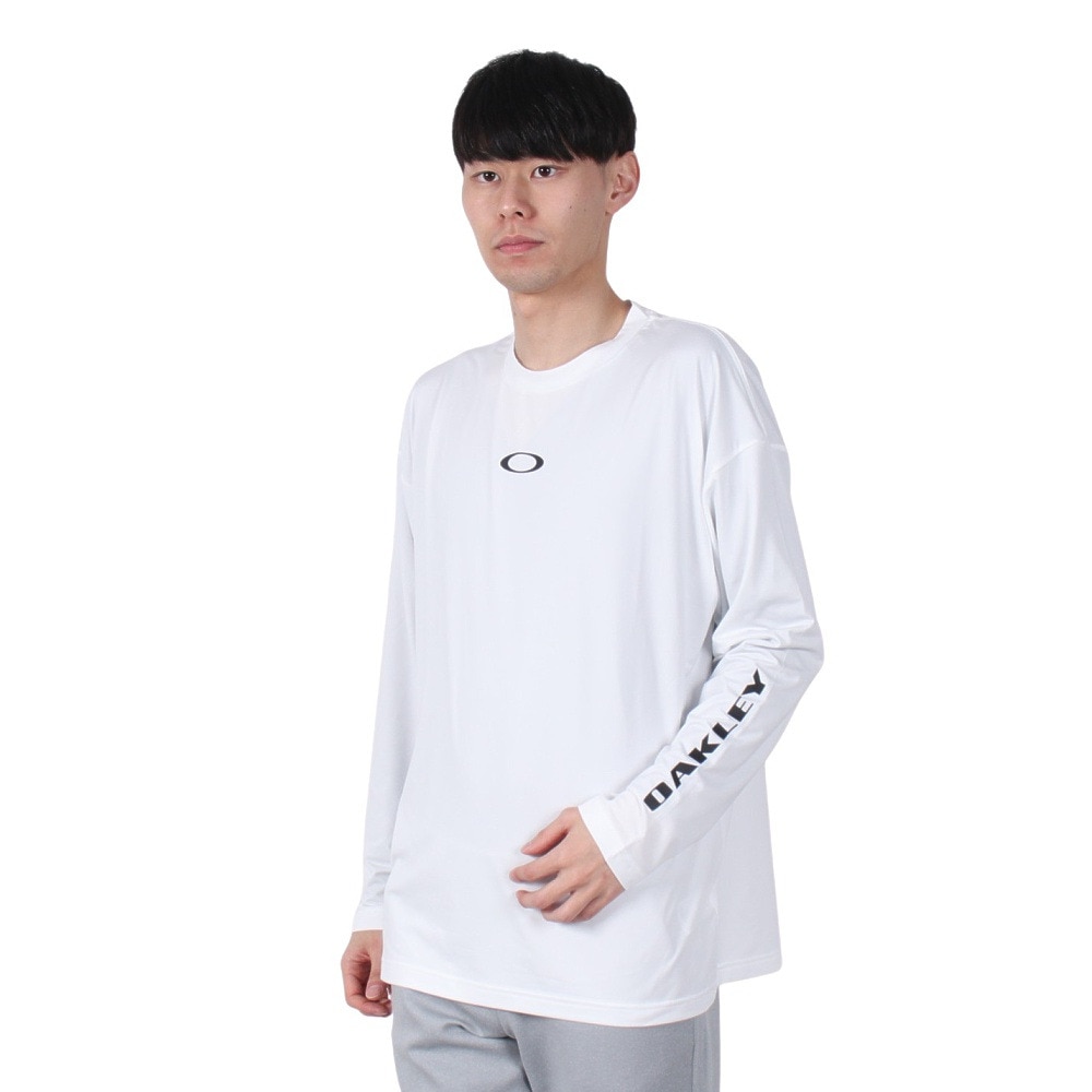 オークリー（OAKLEY）（メンズ）Enhance Qd 長袖Tシャツ Bold Evo 4.0 FOA407657-100