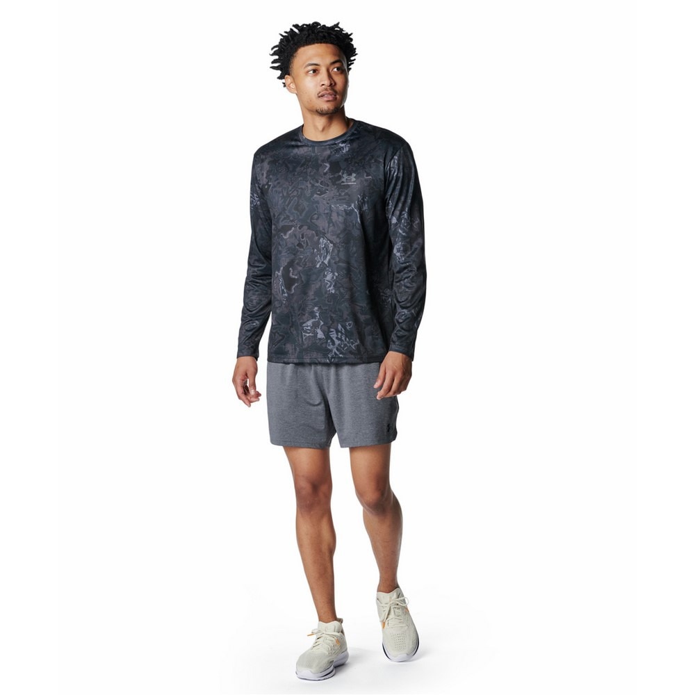 アンダーアーマー（UNDER ARMOUR）（メンズ）テック カモ ロングスリーブ Tシャツ 6007731 001