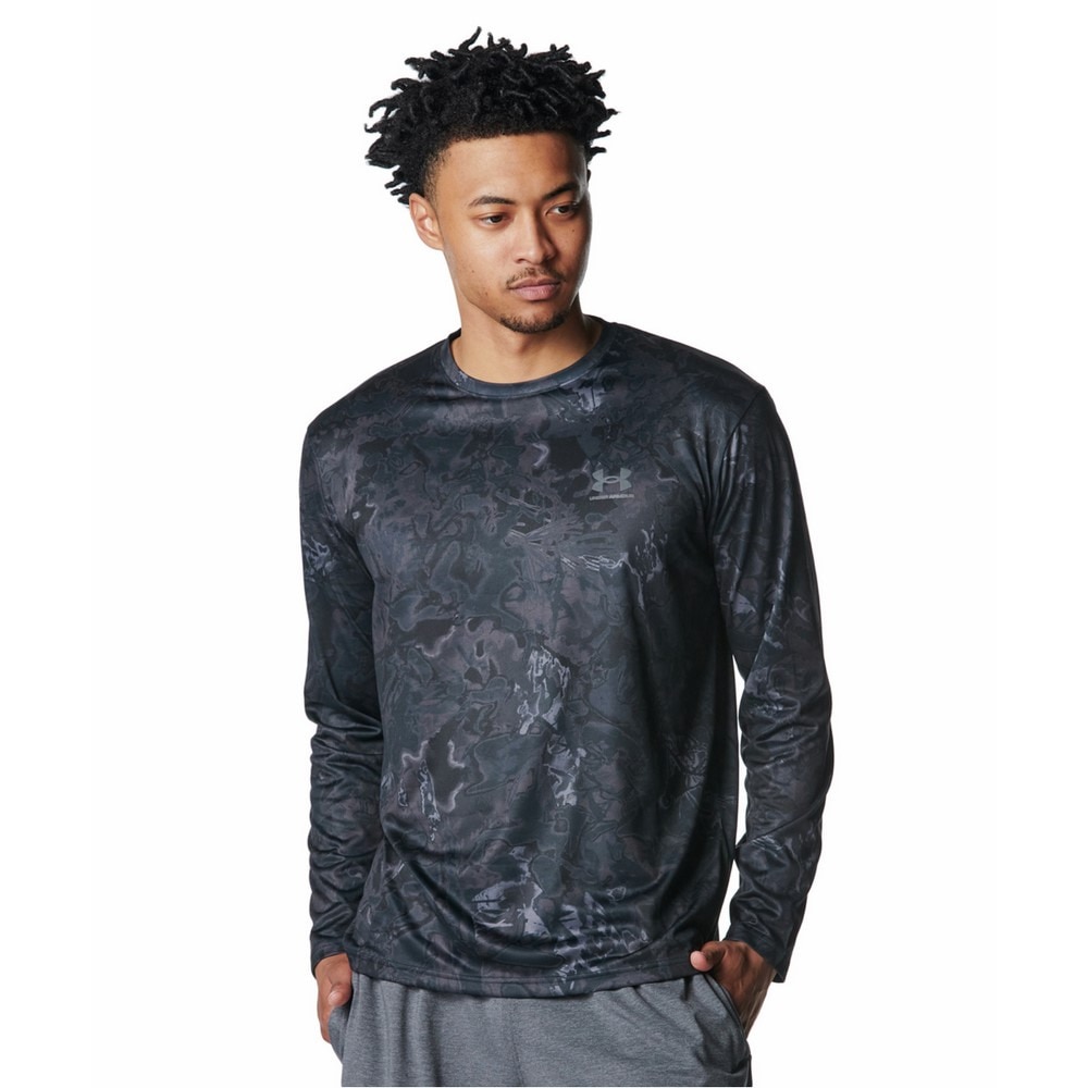 アンダーアーマー（UNDER ARMOUR）（メンズ）テック カモ ロングスリーブ Tシャツ 6007731 001
