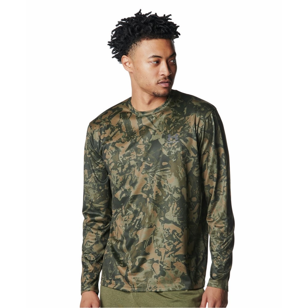 アンダーアーマー（UNDER ARMOUR）（メンズ）テック カモ ロングスリーブ Tシャツ 6007731 308