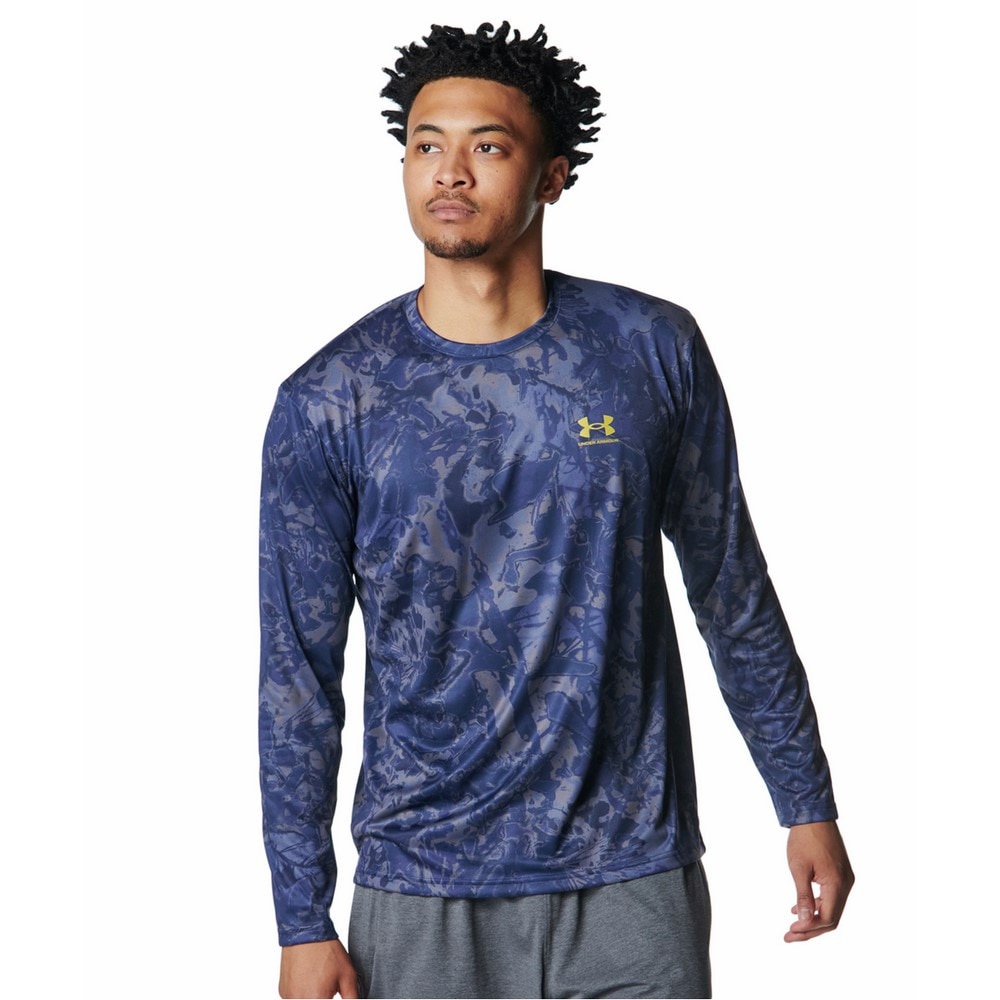 アンダーアーマー（UNDER ARMOUR）（メンズ）テック カモ ロングスリーブ Tシャツ 6007731 410