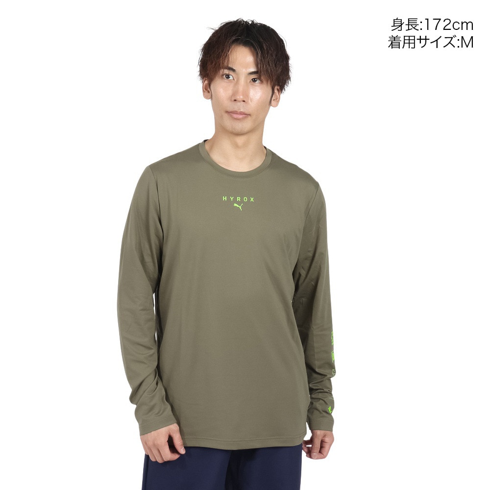 プーマ（PUMA）（メンズ）PUMA×HYROX クラウドスパン ロングスリーブTシャツ 526890 81 KHK