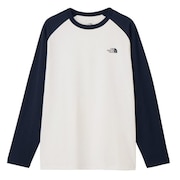(メンズ)ロングスリーブ ES ベースボールTシャツ NT82591 WU