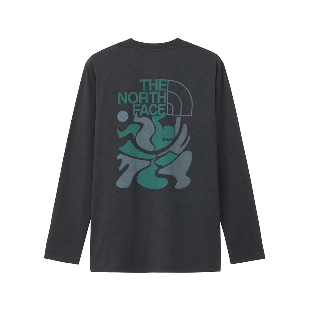 ザ・ノース・フェイス（THE NORTH FACE）（メンズ）ロングスリーブ ES クライミングロゴTシャツ NT82593 K