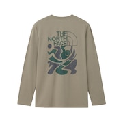 (メンズ)ロングスリーブ ES クライミングロゴTシャツ NT82593 MR