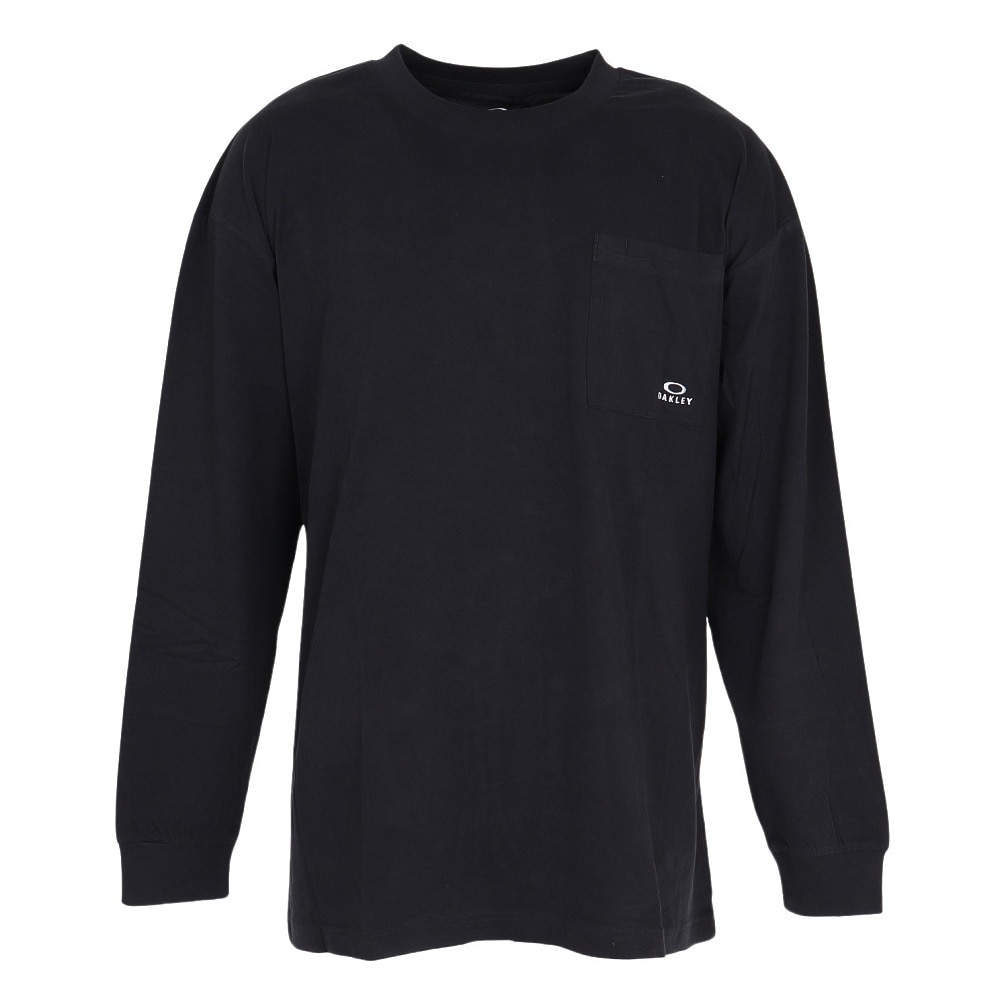 オークリー（OAKLEY）（メンズ）Enhance Heat コットン 長袖Tシャツ リラックス FOA408255-02E