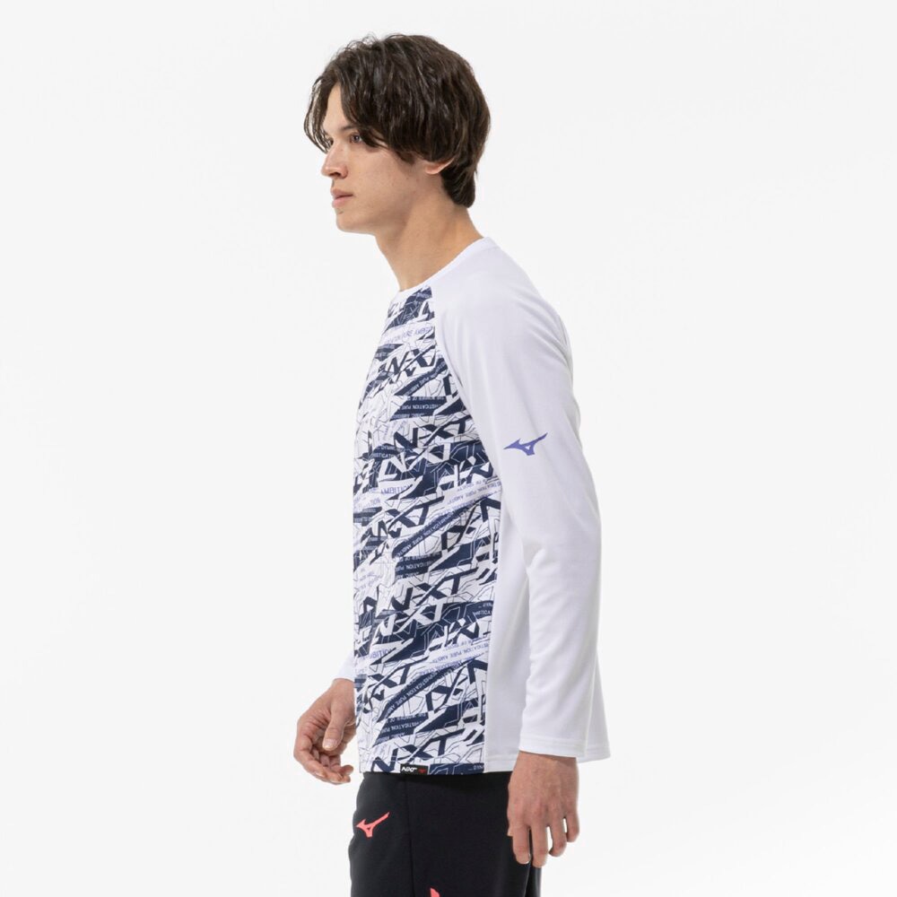 ミズノ（MIZUNO）（メンズ、レディース）N-XT 長袖Tシャツ 32JAC74501