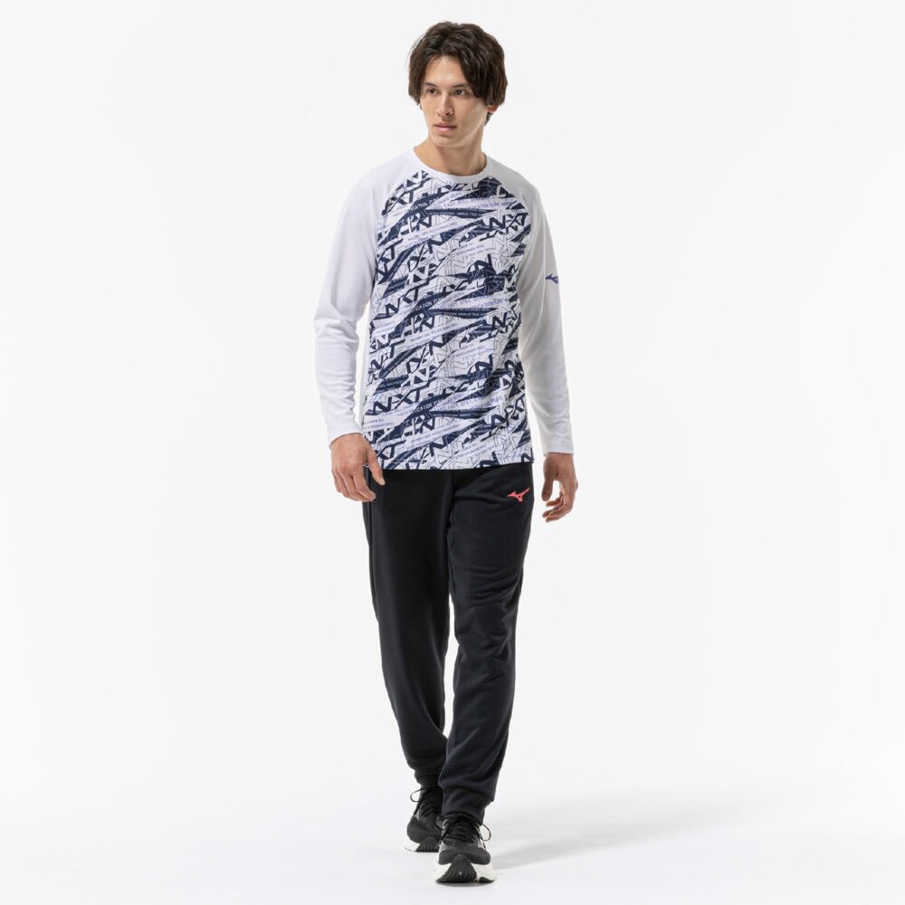 ミズノ（MIZUNO）（メンズ、レディース）N-XT 長袖Tシャツ 32JAC74501