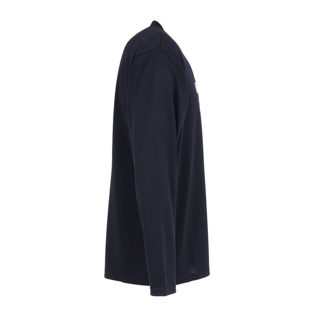 デサント（DESCENTE）（メンズ）長袖プリントTシャツ ST6SLTX1MB NV00