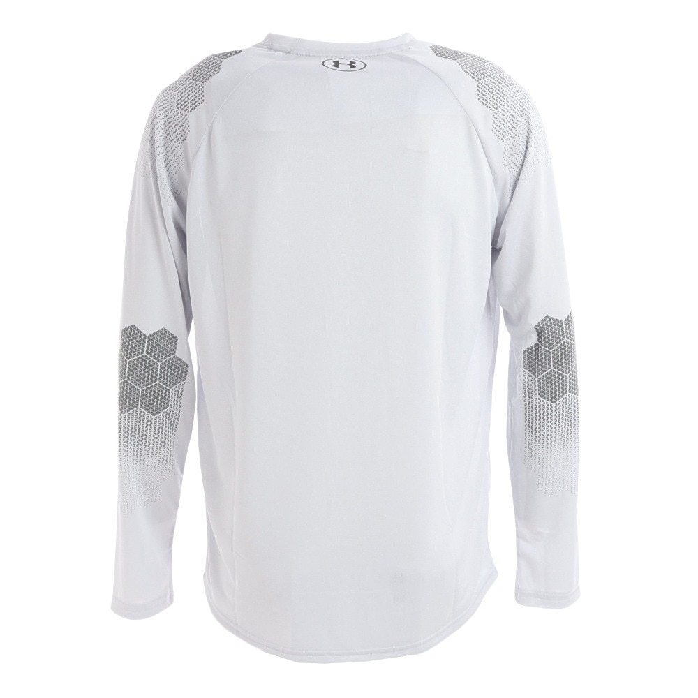 アンダーアーマー｜ドライ 速乾 アーマープリント ロングスリーブ Tシャツ1370414 014 - スポーツ用品はスーパースポーツゼビオ