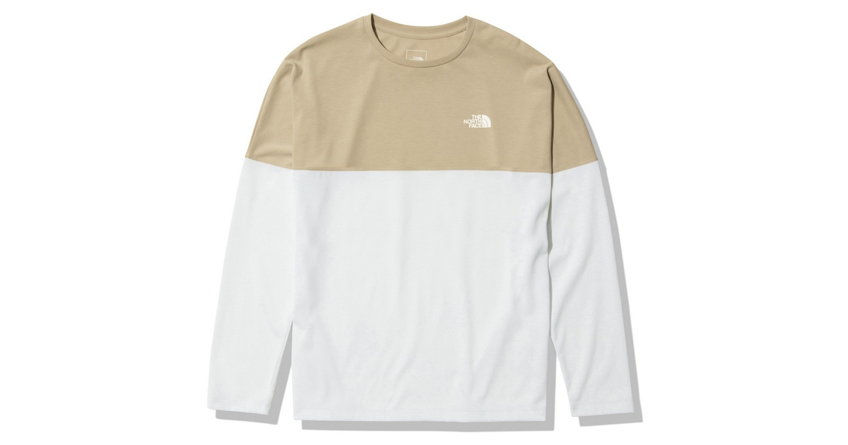 ノースフェイス｜ロングスリーブバイカラードヌプシTシャツ NT82286 SA - スポーツ用品はスーパースポーツゼビオ