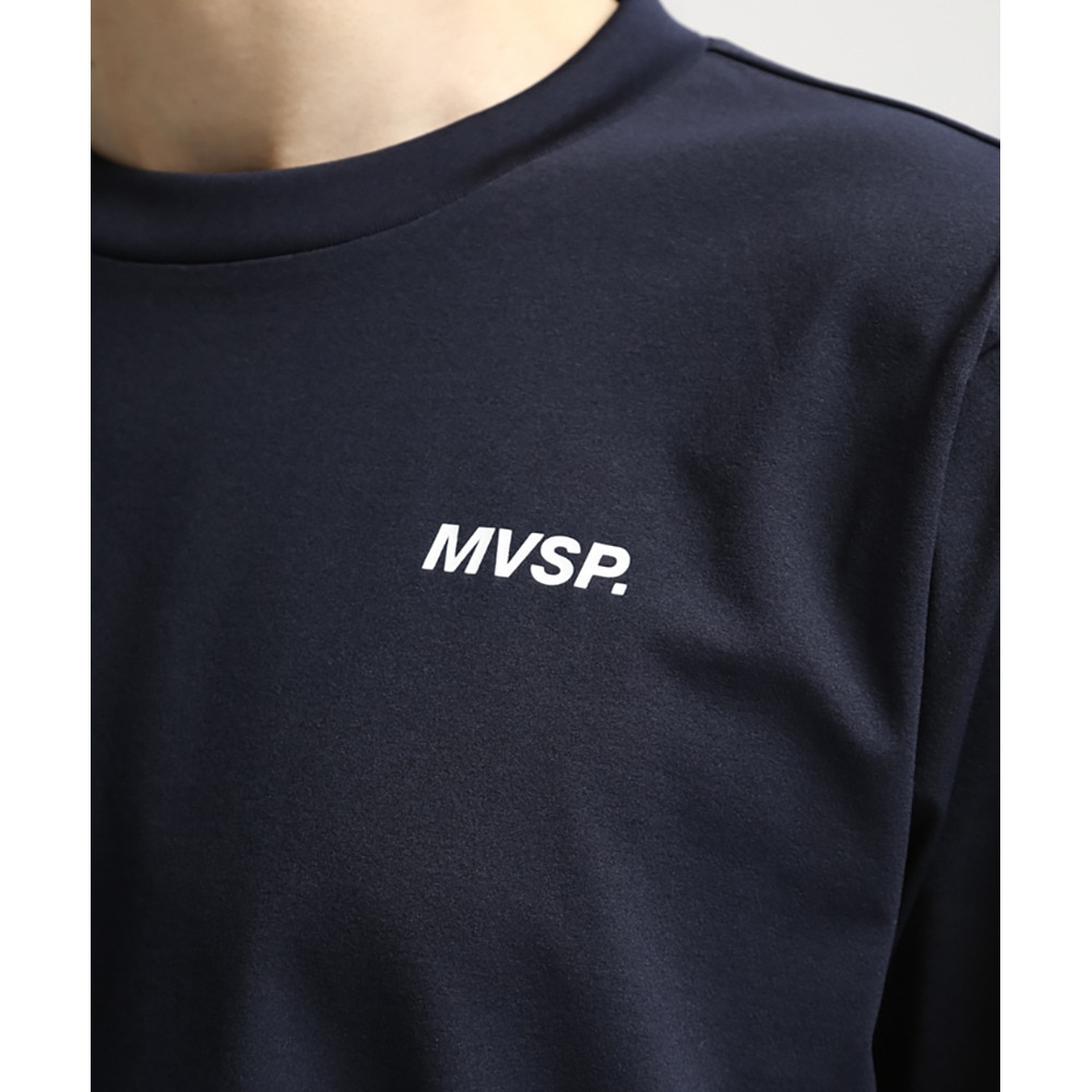 デサント(DESCENTE)(メンズ)長袖Tシャツ メンズ SUNSCREEN ロゴ ロングシャツ DMMVJB56 NV スポーツ用品はスーパースポーツゼビオ 新品未開封 デサント SUNSCREEN スリーブロゴ ロングスリーブシャツ