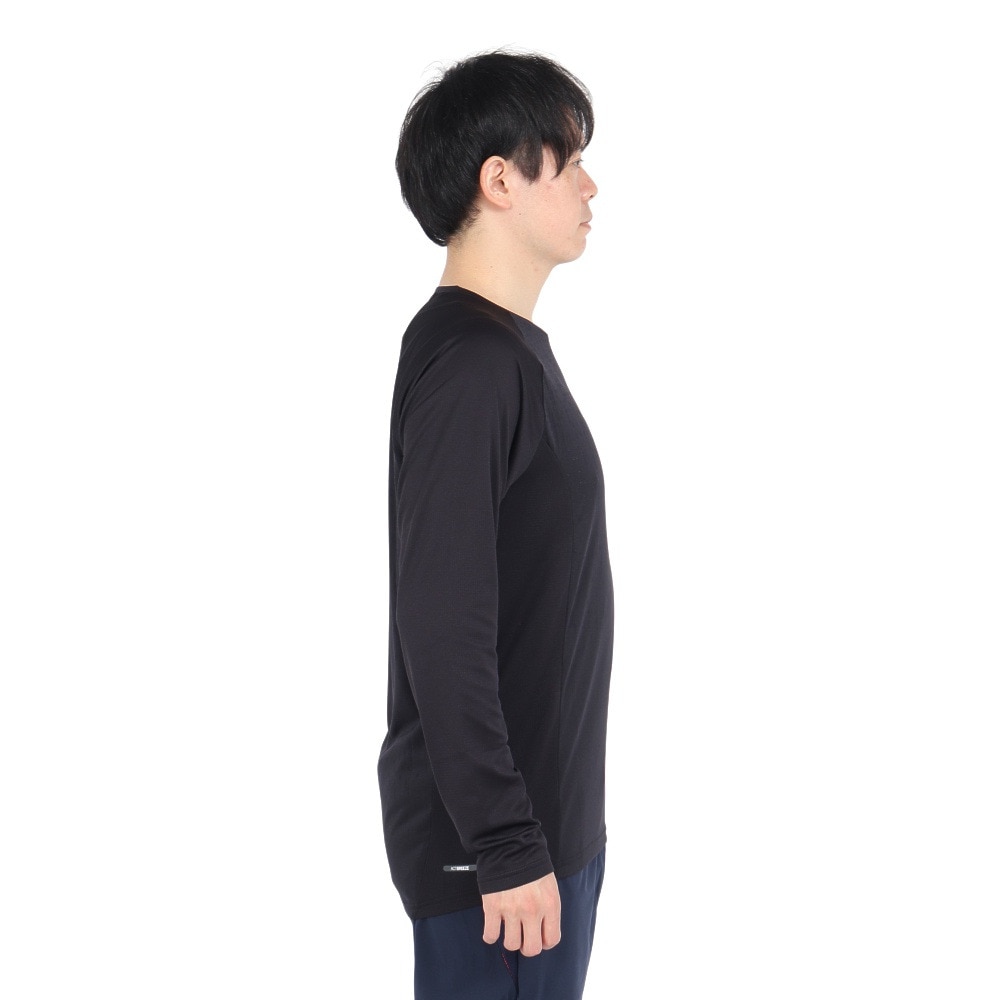 アシックス（ASICS）（メンズ）アクティブリーズ ニット ジャカード ロング丈 トップス 2031E677.001
