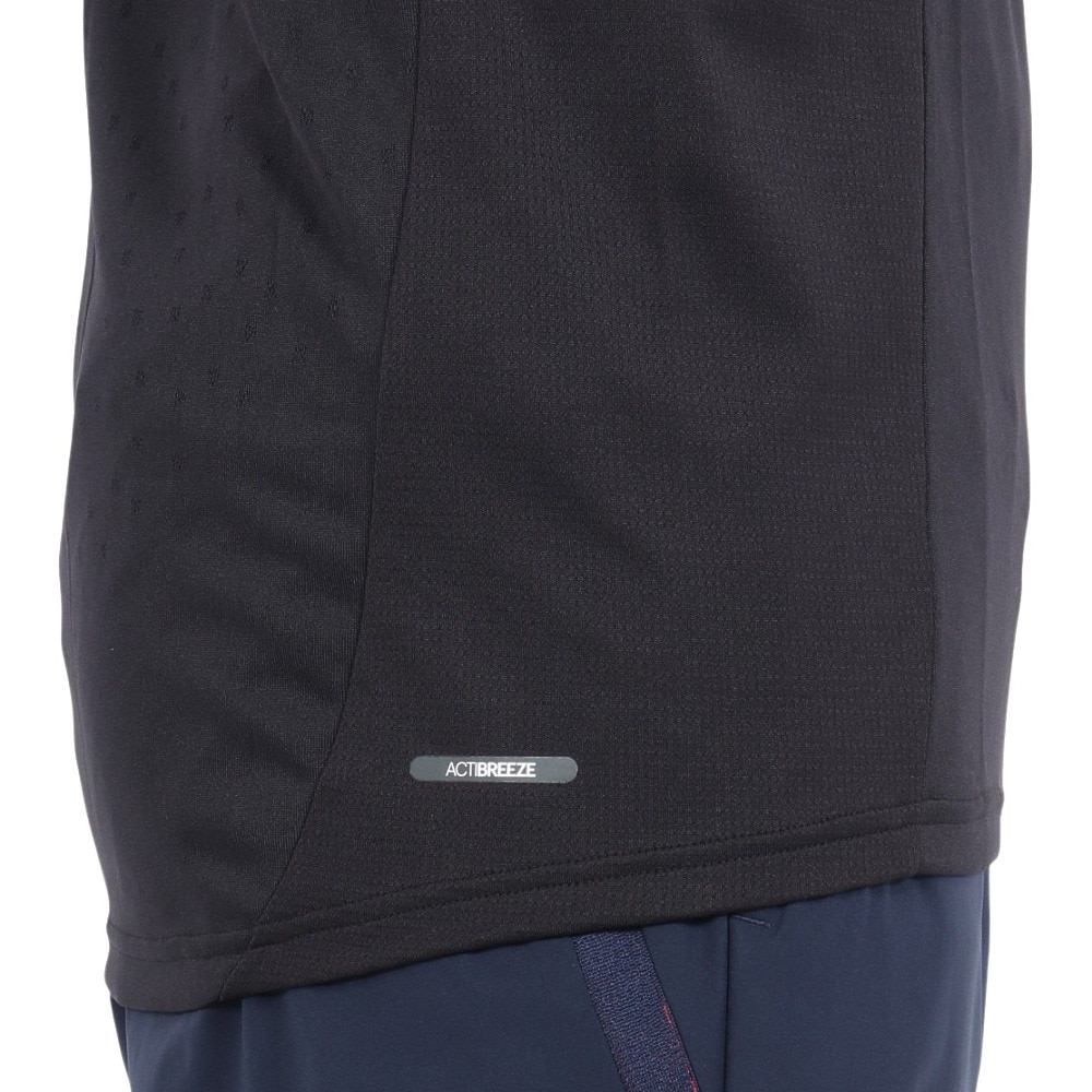 アシックス（ASICS）（メンズ）アクティブリーズ ニット ジャカード ロング丈 トップス 2031E677.001
