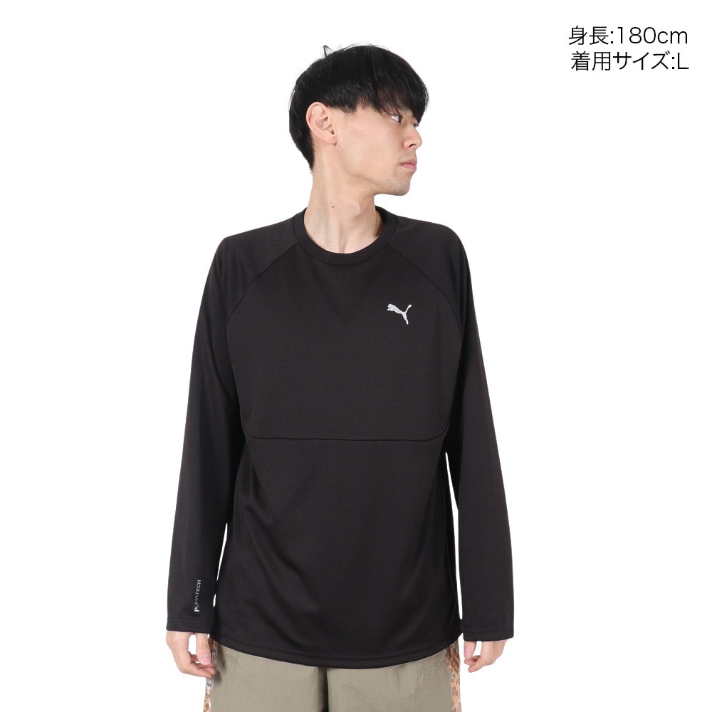 プーマ（PUMA）（メンズ）テック 長袖Tシャツ 632962 01 BLK