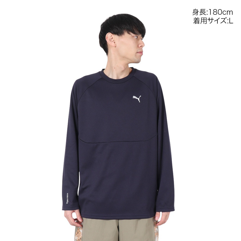 プーマ（PUMA）（メンズ）テック 長袖Tシャツ 632962 16 NVY