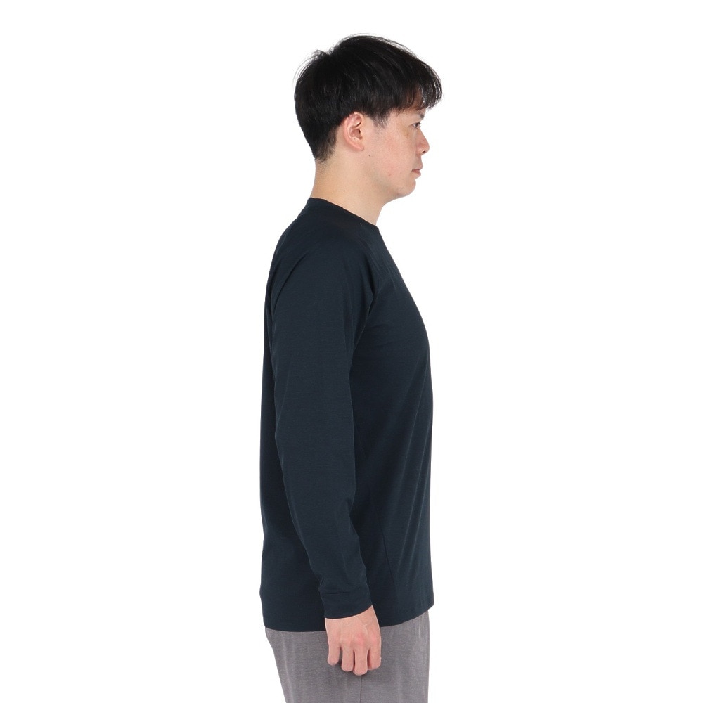 デュアリグ（DUARIG）（メンズ）ベーシックPBT 長袖Tシャツ 5S0040-TRCT-863ES NVY