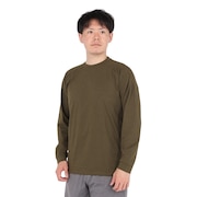 (メンズ)ベーシックPBT 長袖Tシャツ 5S0040-TRCT-863ES OLV