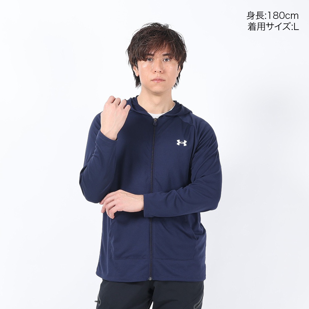 アンダーアーマー（UNDER ARMOUR）（メンズ）テック フルジップ フーディー 1384803 410