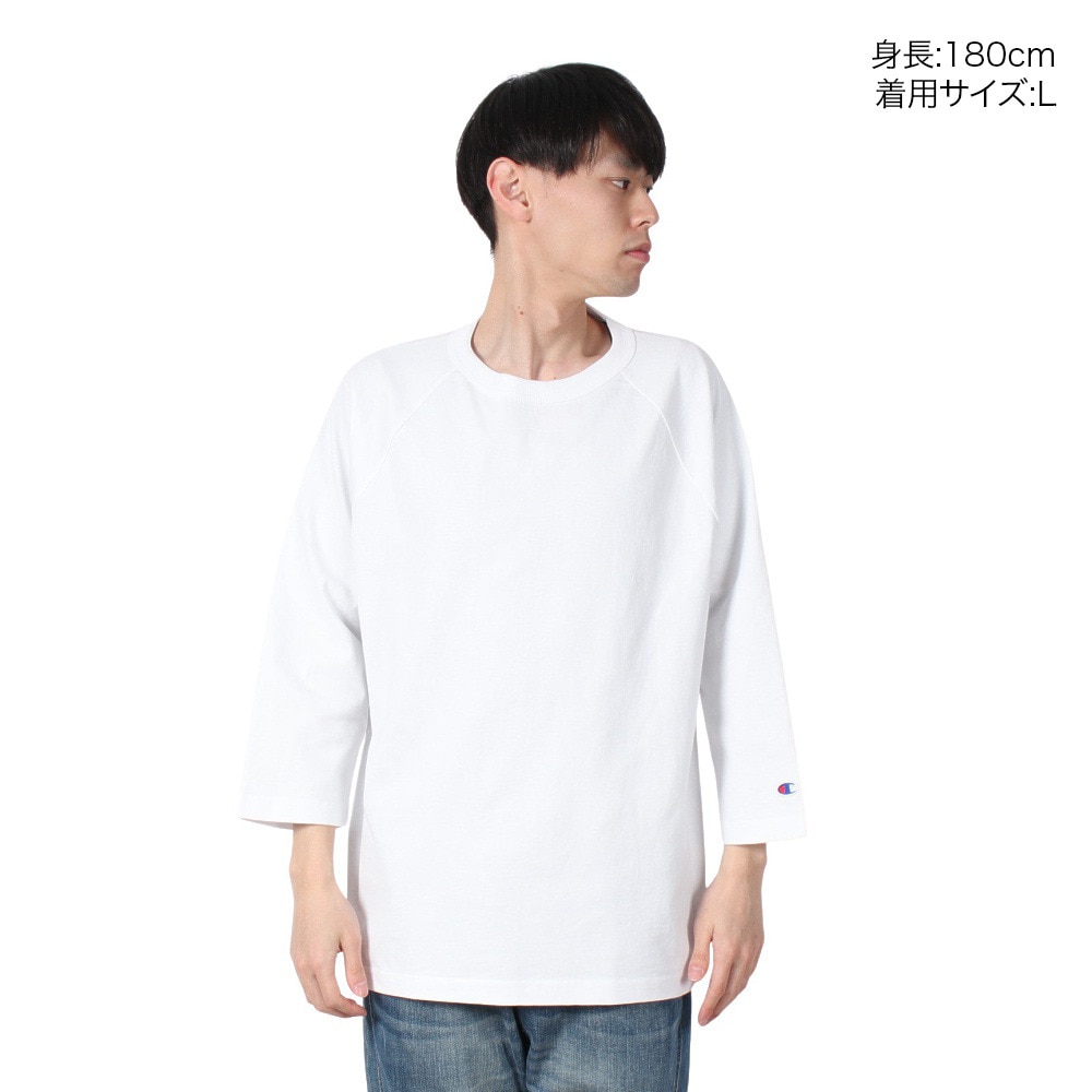 チャンピオン-ヘリテイジ（CHAMPION-HERITAGE）（メンズ）ティーテンイレブン ラグラン3/4スリーブTシャツ C5-B401 010