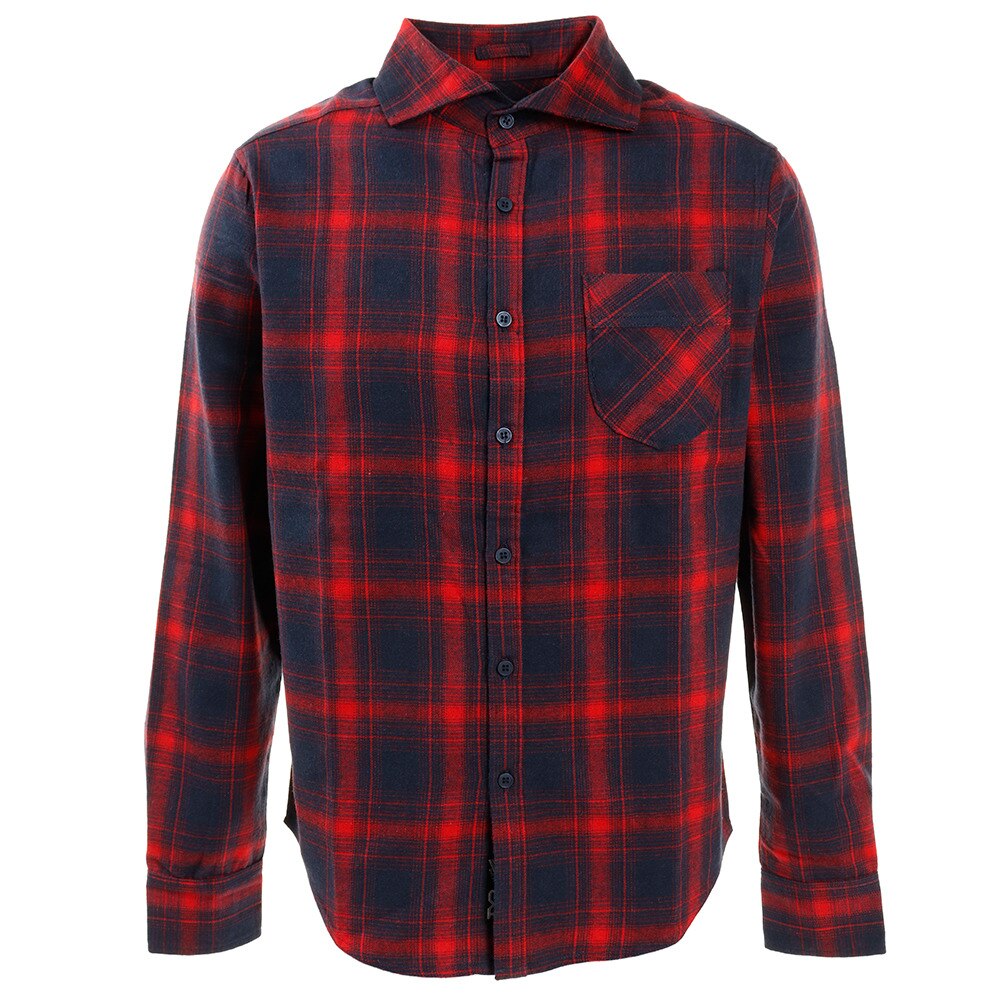  チェック 長袖シャツ TSHNCHK-20SRL NVY/RED オンライン価格