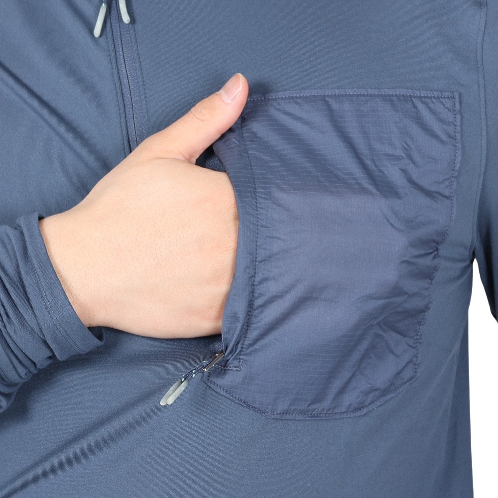 アンダーアーマー（UNDER ARMOUR）（メンズ）RUN TRAIL QUARTER ZIP シャツ 1383244 044