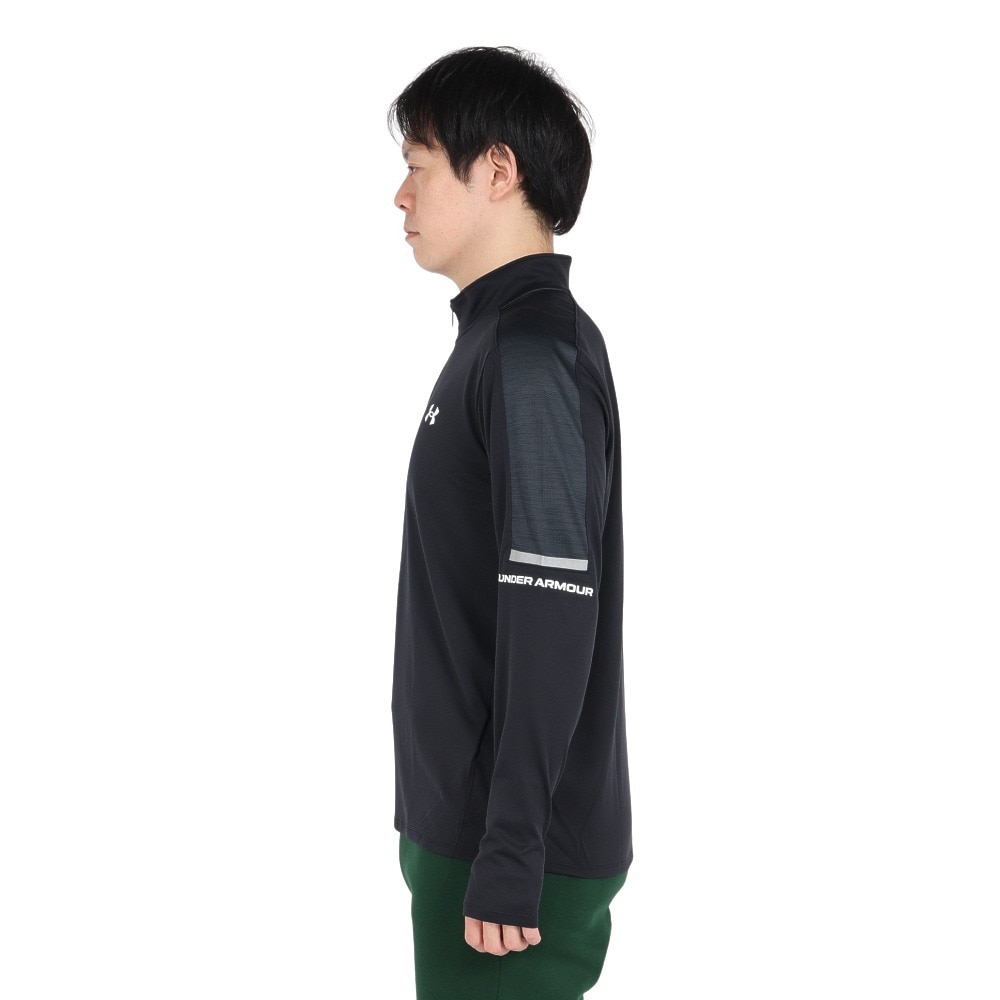 アンダーアーマー（UNDER ARMOUR）（メンズ）テック ユーティリティー 1/4ジップ Tシャツ 1385977 002