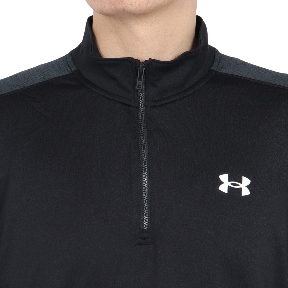 アンダーアーマー（UNDER ARMOUR）（メンズ）テック ユーティリティー 1/4ジップ Tシャツ 1385977 002