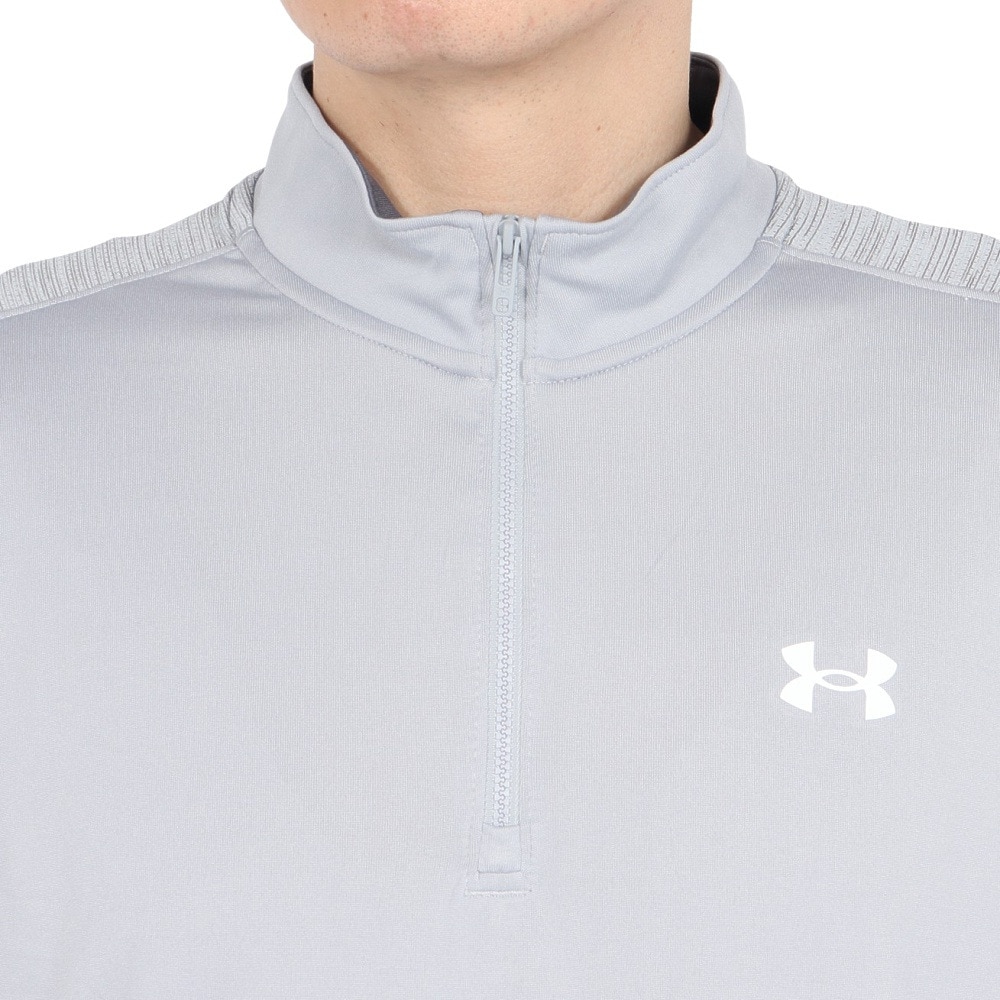 アンダーアーマー（UNDER ARMOUR）（メンズ）テック ユーティリティー 1/4ジップ Tシャツ 1385977 011