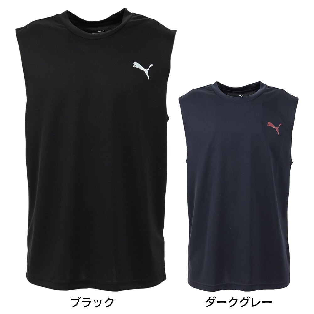 プーマ（PUMA）（メンズ）接触冷感 タンクトップ メンズ ドライプラスクール 523776 01 BLK