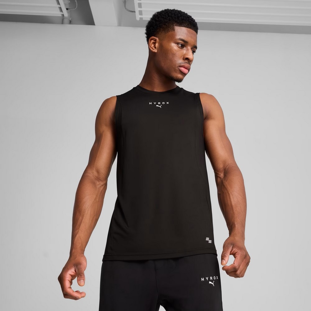プーマ（PUMA）（メンズ）PUMA×HYROX トレーニング クラウドスパン タンクトップ 526889 01 BLK